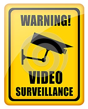 Video surveillance sign