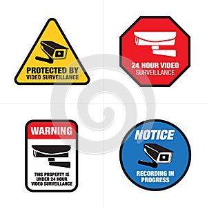 Video Surveillance Signs photo