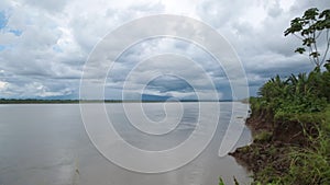 Video of Ucayali river in Peruvian jungle.