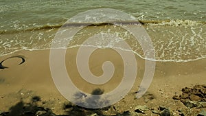 Video of waves on the beach