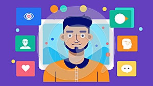 Videobased communication software that uses facial recognition technology to help nonverbal individuals communicate