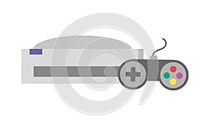 Videogame console isolated icon