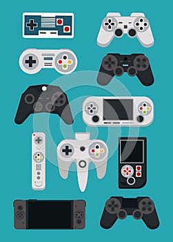 Videogame gamepads and consoles