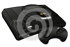 videogame or gaming console isolated