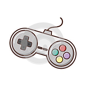 Videogames control isolated icon
