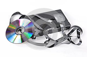 Videokaseta and disk