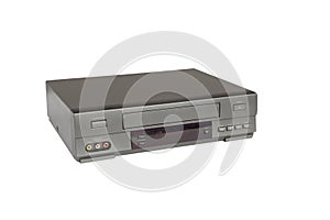 Videorecorder isolated on white background
