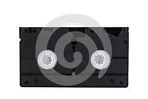 Videotape, VHS, Pal Secam, white isolated background