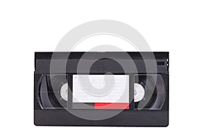 Videotape, VHS, Pal Secam, white isolated background