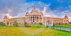 Vidhana Soudha in Bangalore, India - the seat of the state legislature of Karnataka