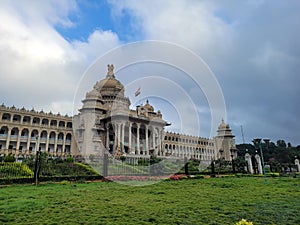 Vidhana Soudha the legislative building in the Karnataka state capital Bangalore