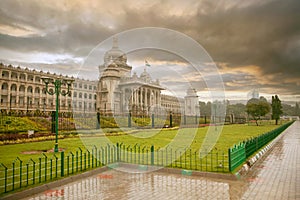 Vidhana Soudha (State Legislature Building) in Bangalore, Karnataka, India