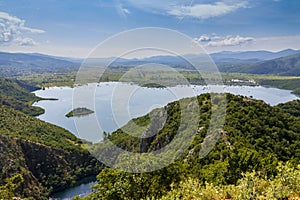 Vidikovac Galipovac lakes near Imotski in Croatia. photo