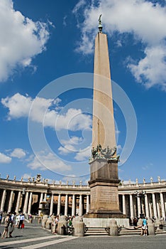 Vief of The Obelisk from St. Peter Square, Vatican