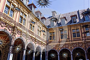 Vieille Bourse - architecture detail, Lille, France