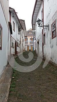 Viela, ruas de Ouro Preto, Minas Gerais