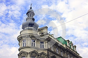 Vienna austria architecture cloud weathervane