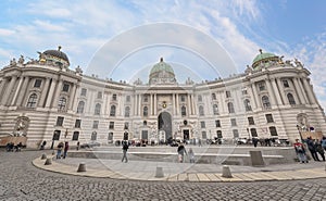 Imperial Hofburg palace in Vienna, Austria