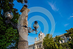 VIENNA, AUSTRIA: Museum of Fine Arts Kunsthistorisches Museum in Maria-Theresien-Platz, Vienna, Austria