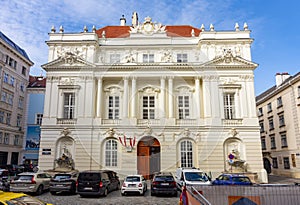 Vienna, Austria - October 2021: Austrian Academy of Sciences Akademie der Wissenschaften in Vienna