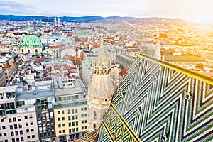 Vienna, Austria from St. Stephen's Cathedral