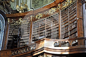 Vienna baroque library photo