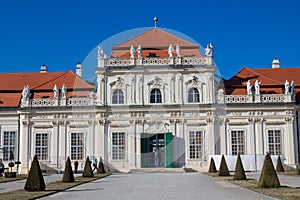 Vienna Belvedere palace building