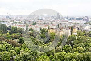 Vienna cityscape aerial view photo