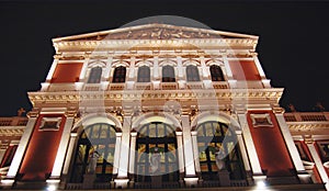 Vienna Concert Hall by night