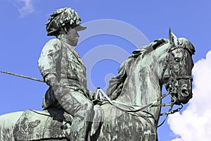 Vienna: The Equestrian statue of archduke Albrecht from austria