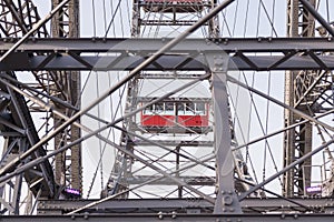 Vienna giant ferris wheel in Prater. Austria