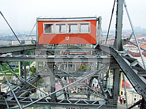 Vienna Giant Ferris Wheel or Wiener Riesenrad Prater, Wien - Vienna, Austria