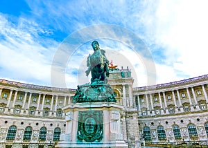 Vienna Hofburg Imperial Palace at day, Austria