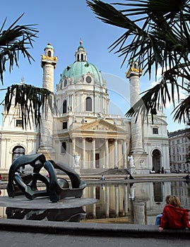 Vienna - Karlskirche Church