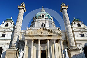 Vienna - Karlskirche Church photo