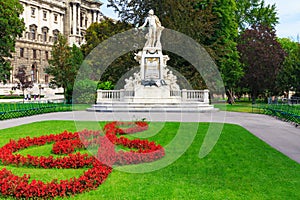 Vienna. Monument to Mozart photo