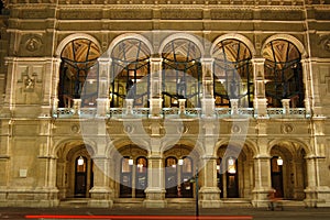 Vienna opera entrance detail