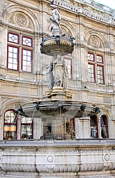 The Vienna Opera house in Vienna, Austria