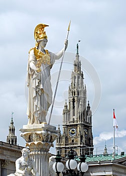 Vienna - Pallas Athene Statue photo