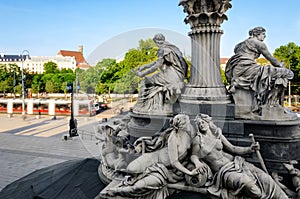 Vienna, Parliament monumental fountain