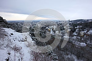 Vienna and Perchtoldsdorf panorama