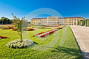 Vienna Schlossberg castle gardens view