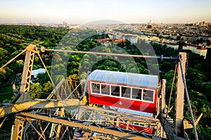 Vienna seen from the Prater Riesenrad