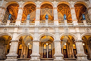 The Vienna State Opera in Austria