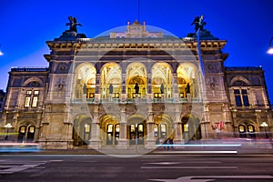 The Vienna State Opera located in Vienna, Austria