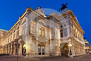 Vienna State Opera at night