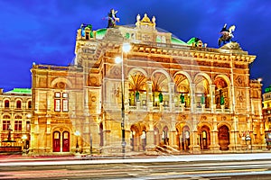 Vienna State Opera is an opera house.