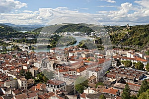 Vienne France and Rhone River photo