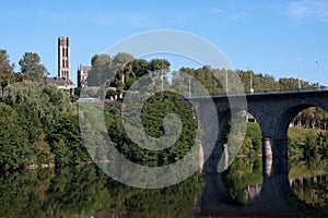 Vienne river in Limoges, France