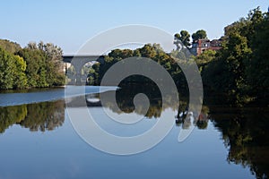 Vienne river in Limoges, France photo